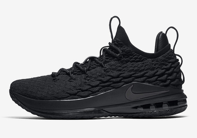 Nike LeBron 15 Low Triple Black