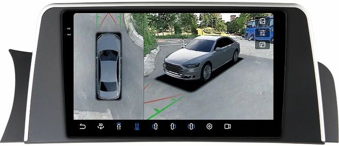 Магнитола для BMW X3 F25 2013-2017, X4 F26 2014-2018 NBT - FarCar BX9-360-9663NBT монитор 9.5" 2K QLED на Android 13, Быстрая, CarPlay, 4G SIM-слот, 4 камеры в комплекте