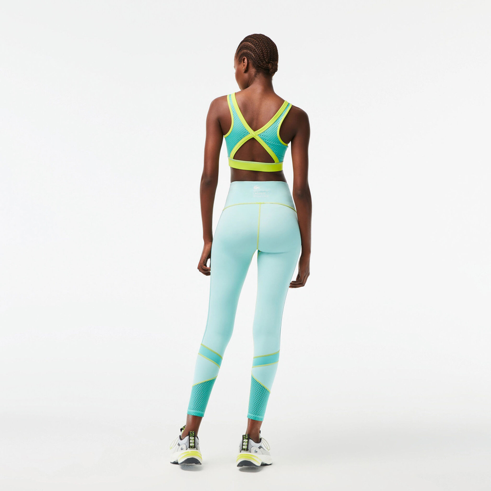 Женские теннисные брюки Lacoste Tight Women - Mint, Turquoise