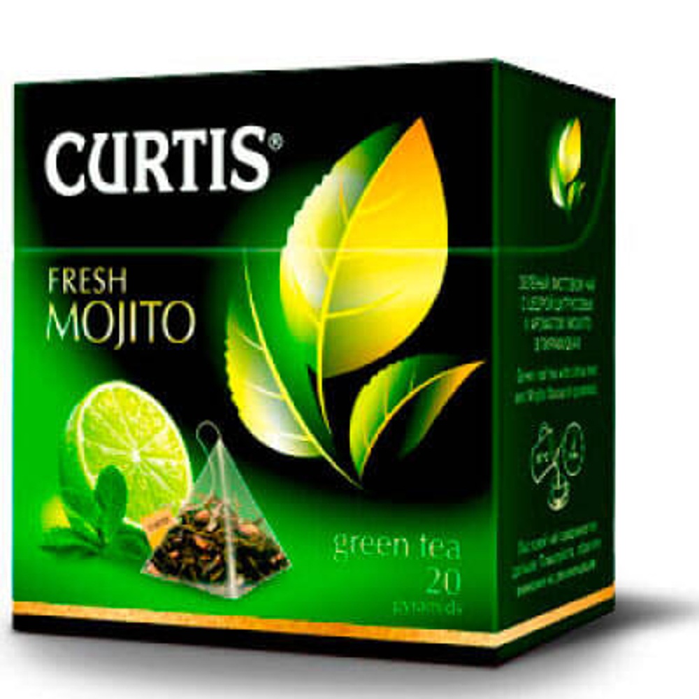 Чай в пирамидках Curtis Fresh Mojito 20 шт