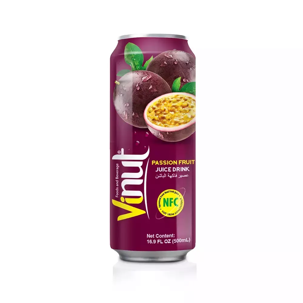 .Напиток VINUT 490мл Pulp Passion fruit (С МЯКОТЬЮ Маракуйя) (24) 5173