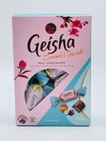 Fazer Geisha Конфеты шоколадные с начинкой из тертого ореха и морской солью Caramel & Sea Salt 150 г (Из Финляндии)