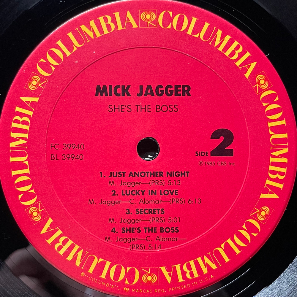 Mick Jagger ‎– She's The Boss (США 1985г.)