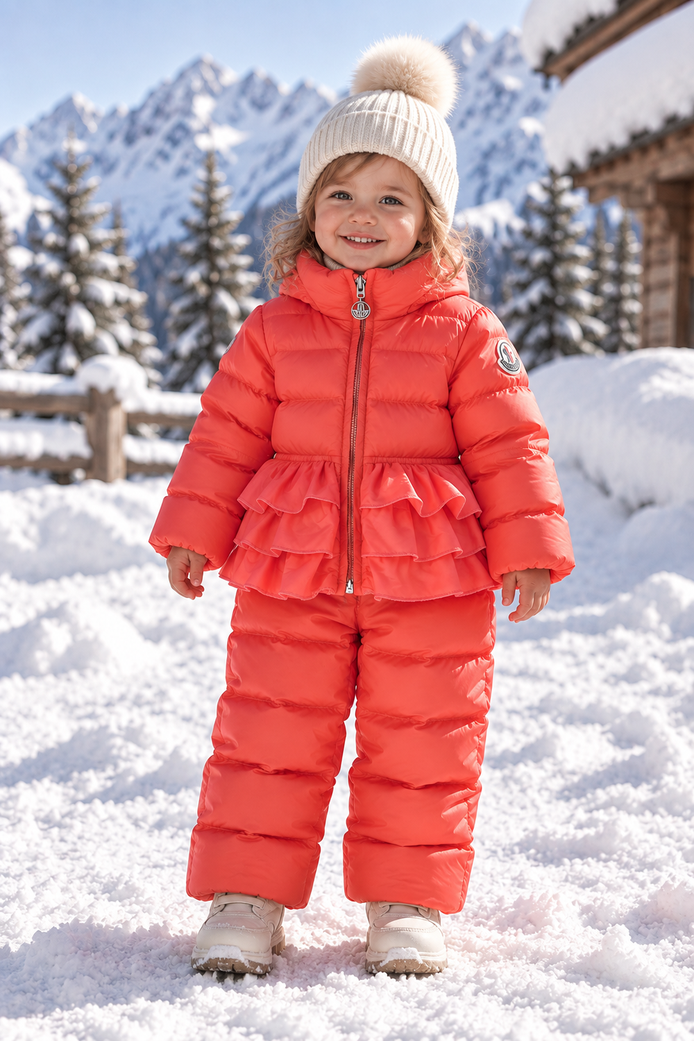 Пуховой комплект Moncler, 86-92 оригинал