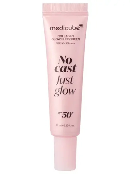 Увлажняющий солнцезащитный крем с коллагеном Medicube No Cast Just Glow Collagen Glow Sunscreen 50мл