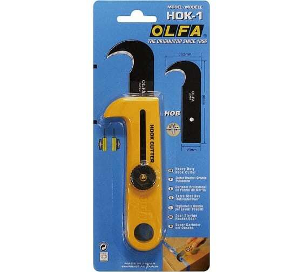 НОЖ OLFA С ЛЕЗВИЕМ-КРЮКОМ OL-HOK-1