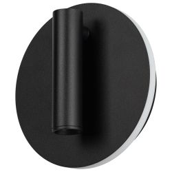 Светильник декоративный настенный светодиодный ЭРА EDGAR WL55 BK COB 5Вт / SMD 7Вт 4000К IP20 черный | Настенная подсветка