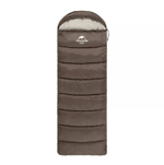 Мешок спальный Naturehike U350S, (190х30)х75 см, (ТК: -3C), (левый), коричневый