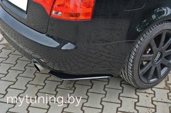 Накладки на бампер задний для AUDI A4 B7 (04-07)