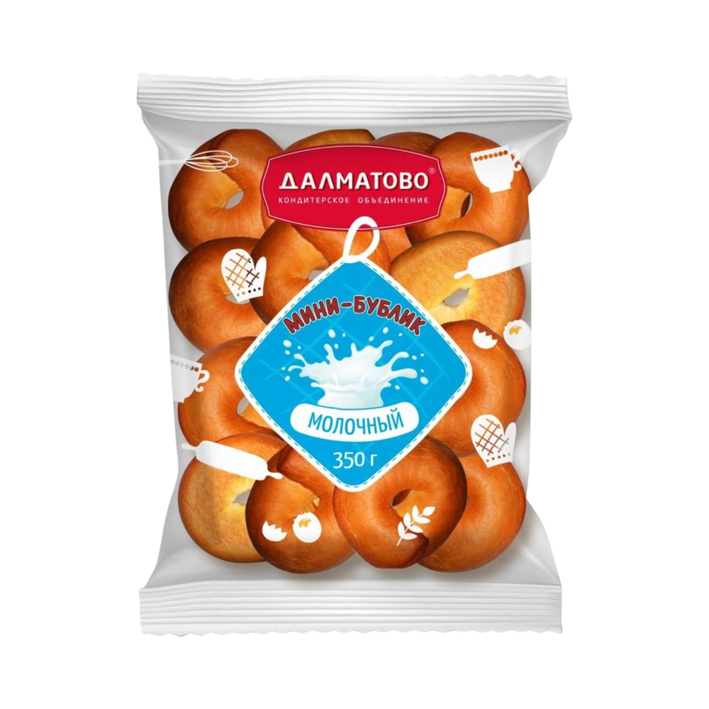 Мини-Бублик молочный 350г. Далматово