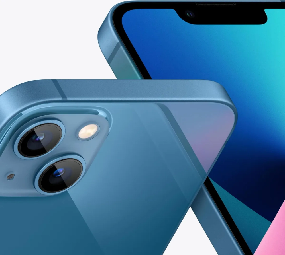 Смартфон Apple A2633 iPhone 13 128Gb 4Gb синий моноблок 3G 4G 1Sim 6.1" 1170x2532 iOS 16 12Mpix 802.11 a/b/g/n/ac/ax NFC GPS GSM900/1800 GSM1900 Protect