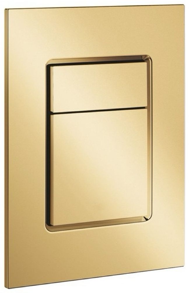 Кнопка для инсталяции REIN RLINE-S SHINE GOLD золото глянец квадрат ABS