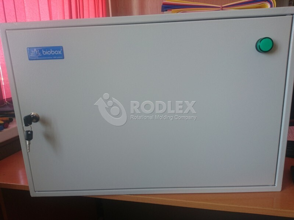 Станция биологической очистки BioBox Aero 9 Родлекс 4000 л./ 2250 л. в сутки / 9 чел. / самотечный сброс / компрессорный аэрация (2720x1480x2040см;212кг;) - арт.559794