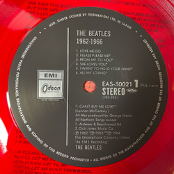 Винтажная виниловая пластинка LP The Beatles 1962 1966 (Japan 1982) (Red Vinyl) And I Love Her