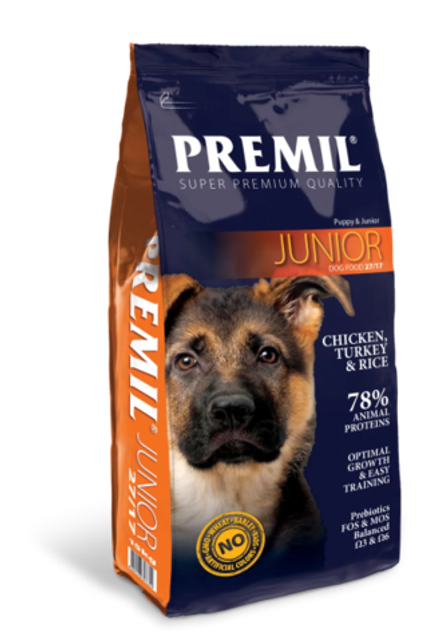 Premil Корм для собак Junior 0,9кг, блок 20шт.
