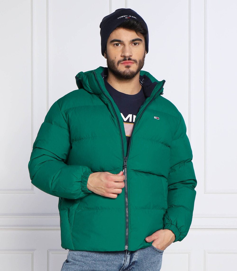 пуховая куртка Tommy Jeans - зеленый(DM0DM15447)