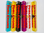 Toblerone ассорти из 6 видов темный+белый+молочный шоколад, мед, нуга, соленая карамель, изюм (6х100 г) 600 г (Швейцария)