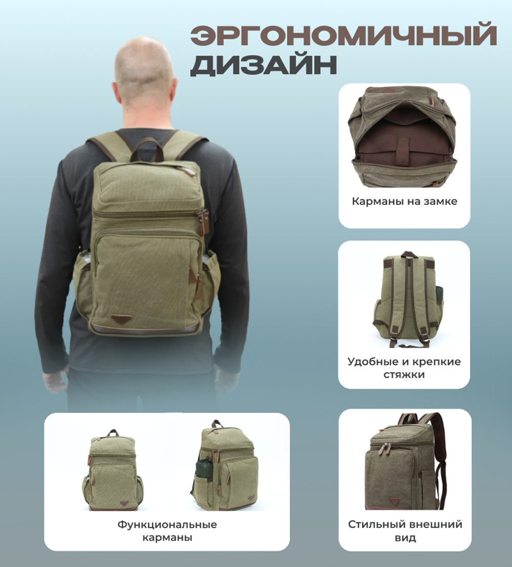 Рюкзак Вектор - Зеленый
