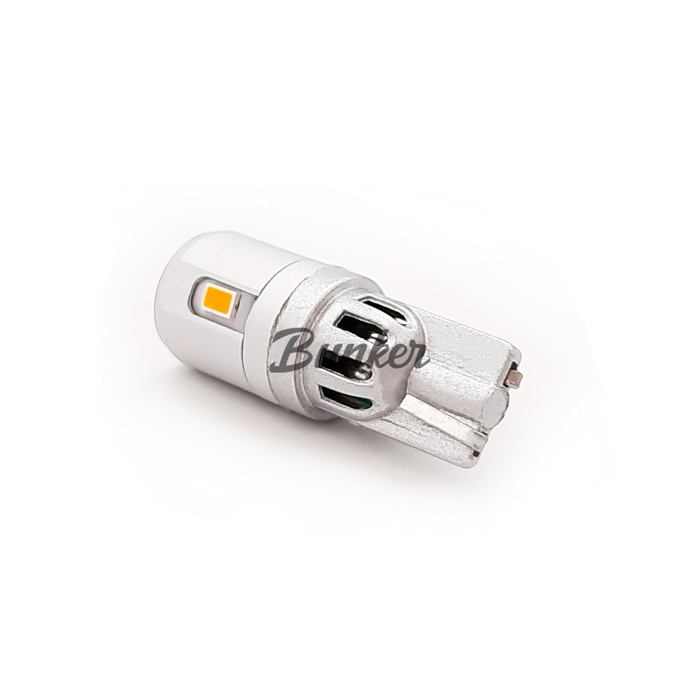 Светодиодные автомобильные LED лампы TaKiMi T10-5GS5 (W5W) (оранжевый),12V