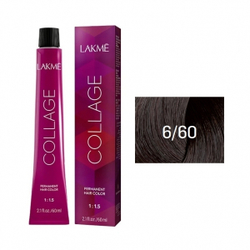 Lakme Collage Крем-краска для волос, 6/60 Темный блондин коричневый, 60 мл
