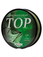 Шнур плетеный для рыбалки Ryobi TOP PE4X-120M Dark green 0.6/d-0.128mm