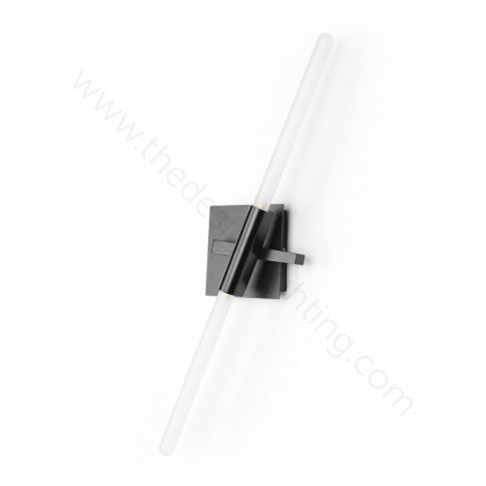 Wall design lamp  AGNES SCONCE - 2 BULBS by Lindsey Adelman (Black)