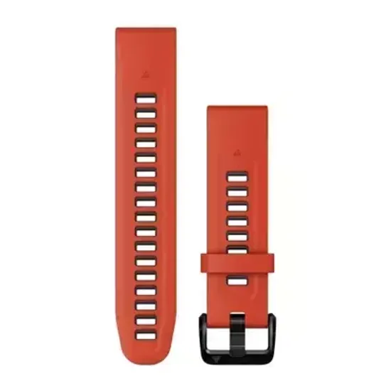 Ремешок Garmin QuickFit 20 мм (силиконовый) Flame Red/Graphite 010-13279-04