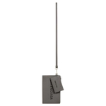 Balenciaga Cow Leather Clutch Men"s Dark Gray