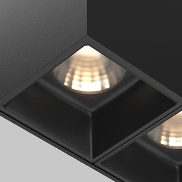 Накладной светодиодный светильник 24W 3000К C065CL-02-L12W3K-B чёрный Alfa LED Maytoni