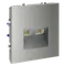 Розетка компьютерная двойная RJ45+RJ45 Cat 6 Voltum S70 Сталь VLS060205