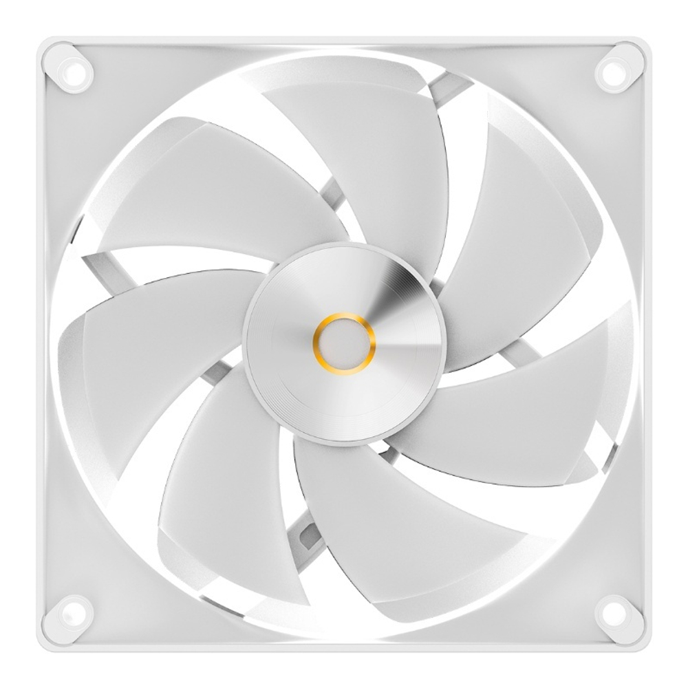Вентилятор для корпуса Ocypus Delta F12 WH ARGB, 120x120x25mm, 4-PIN PWM, 500-2000 RPM, 29 DBA