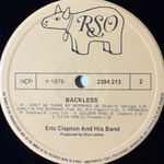 Eric Clapton - Backless (Скандинавия 1978г.)