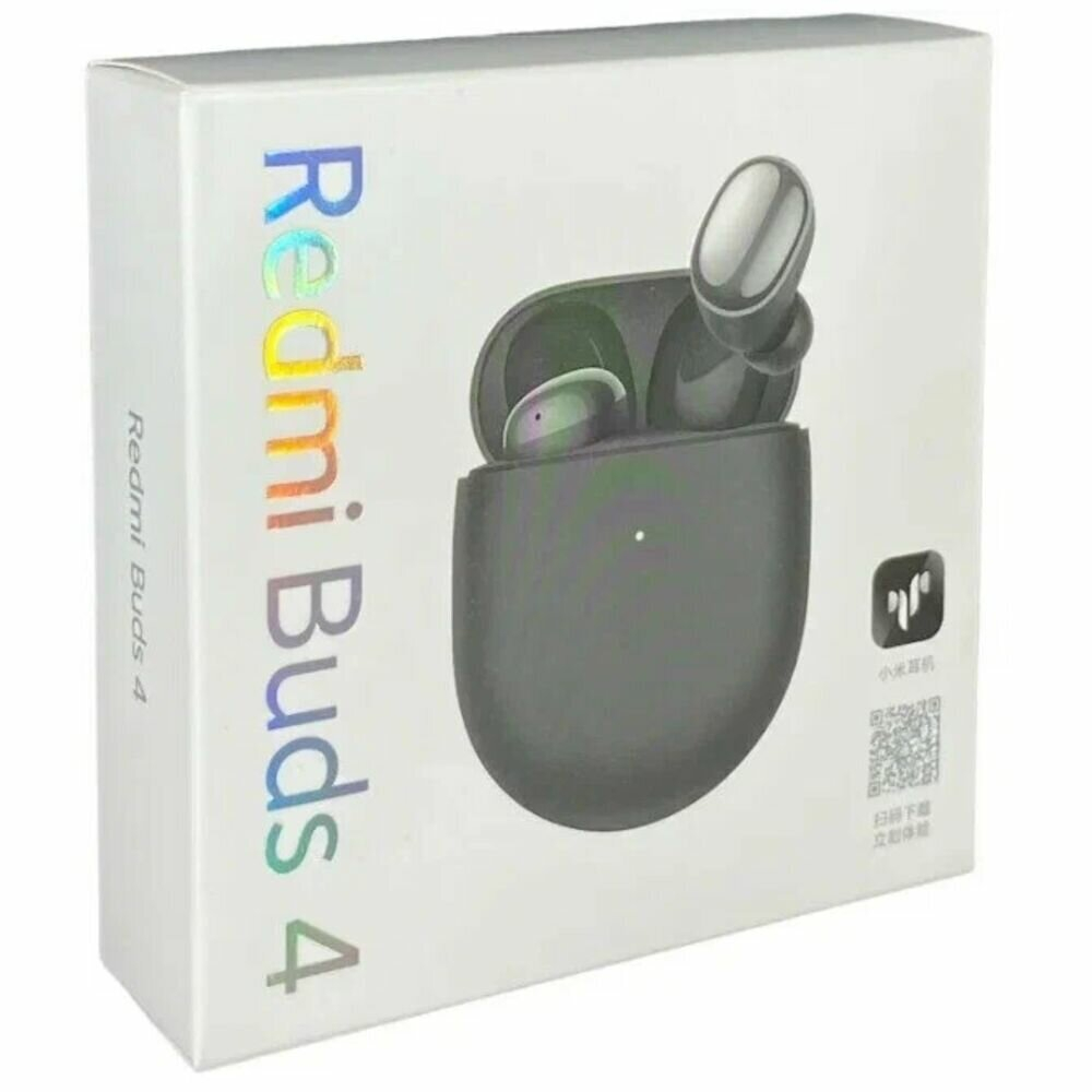 Беспроводные TWS наушники Xiaomi Redmi Buds 4, черные (BHR7335GL)