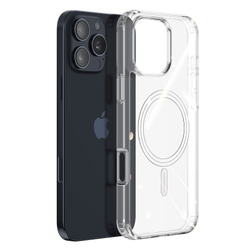 Усиленный прозрачный чехол с поддержкой MagSafe от Dux Ducis для iPhone 16 Pro Max, серия Clin Mag Series Case
