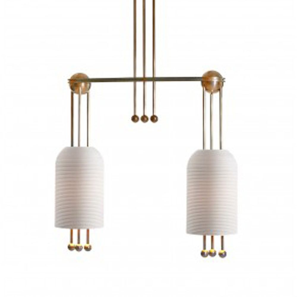 Потолочный дизайнерский светильник Lantern от Apparatus (2 плафона)