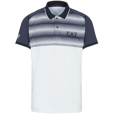 Мужское поло теннисное EA7 Man Jersey Polo Shirt - plein air