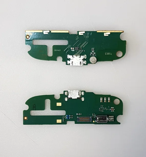 Нижняя плата для Nokia 1 с разъемом зарядки (usb) и микрофоном