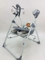 Стул для кормления -электрический качель LUXMOM 901 решётка