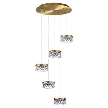 Светодиодная подвесная люстра 30W 4000К 5032/30L античная бронза Fivre Odeon Light
