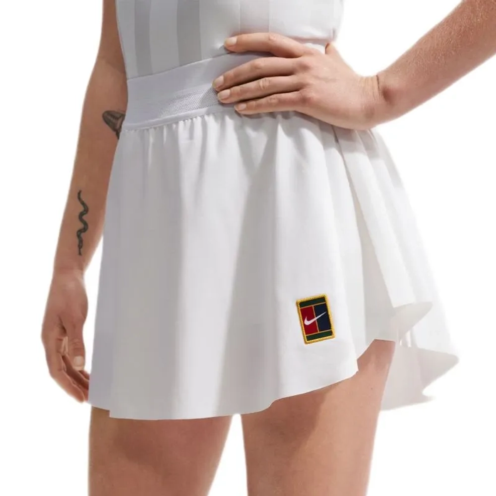Теннисная юбка Nike Court Dri-Fit Slam - white/white