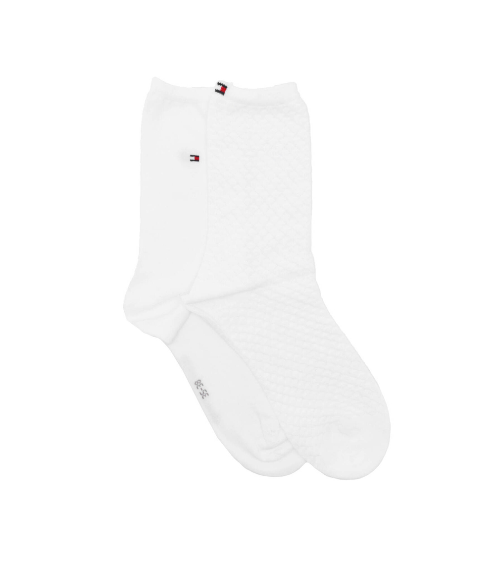 Носки 2 пары TH WOMEN SOCK 2P CF2Y Tommy Hilfiger - белый(701227563)