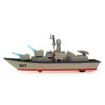 Модель ин. мет. "Крейсер" 18см, свет-звук, в ассорт, в коробка FY016-18SLMIL-GY (Технопарк)