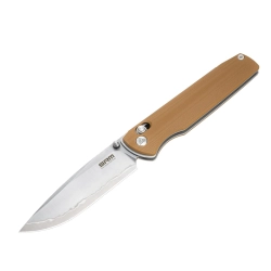 Нож складной SRM 258L-GW2 Terrier Beadblast (140Cr Laminated, Tan G10)