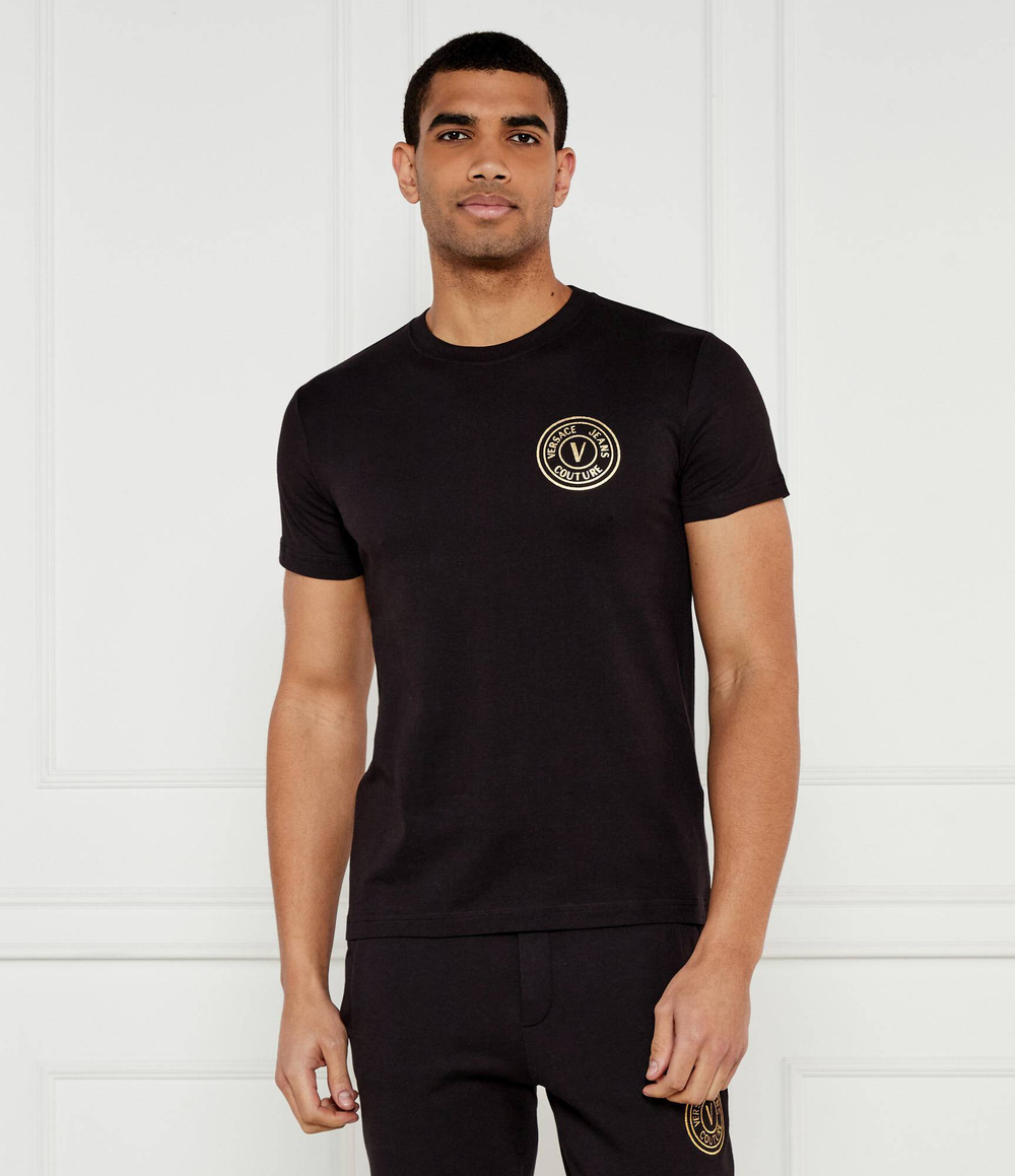 Футболка Versace Jeans Couture - черный(78GAHT00CJ00T)