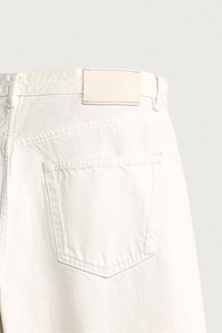 ZARA ДЖИНСЫ LOOSE FIT, ЖЕЛТОВАТО-БЕЛЫЙ