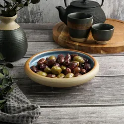 Салатник 320 мл d 16 см h3,8 см емкость для закусок Blue Panasia P.L. Proff Cuisine [1]
