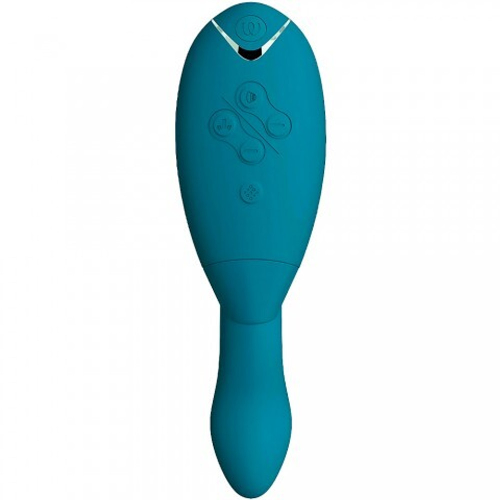 Cтимулятор клитора и точки G Womanizer DUO 2, бирюзовый