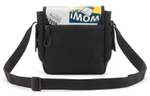 Dickies Nylon Fabric Crossbody Bag, Shoulder Bag Unisex Black White