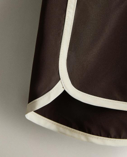 ZARA HOME СПОРТИВНЫЕ ШОРТЫ, КОРИЧНЕВЫЙ