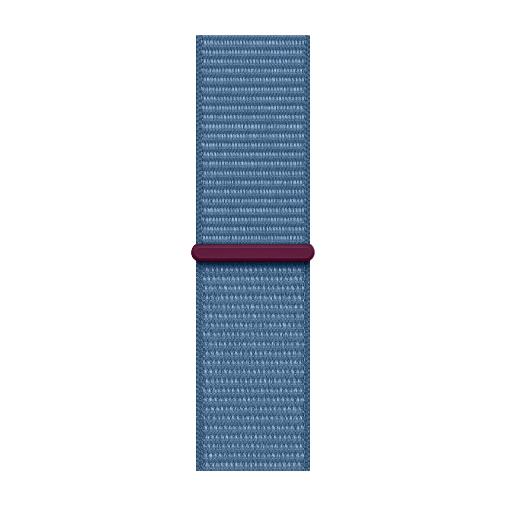 Умные часы Apple Watch Series 9 GPS, 41mm, Aluminium Case with Sport Loop, Silver/Storm Blue (Серебристый/Штормовой синий)